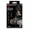Polomaska s čistením vzduchu 3M 6502QLPRO — polomaska, modrá/sivá, rýchloupínanie