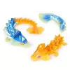 CrystaLynx Dragons, 9-palcová zberateľská pohyblivá dračia figúrka pre deti & dospelých, Blindbox, Fidget hračka pre domov, kanceláriu & dekoráciu stola (štýly sa môžu líšiť)