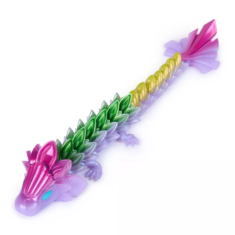 CrystaLynx Dragons, 9-palcová zberateľská pohyblivá dračia figúrka pre deti & dospelých, Blindbox, Fidget hračka pre domov, kanceláriu & dekoráciu stola (štýly sa môžu líšiť)