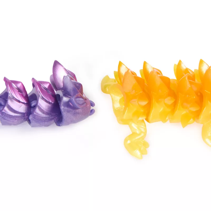 CrystaLynx Dragons, 9-palcová zberateľská pohyblivá dračia figúrka pre deti & dospelých, Blindbox, Fidget hračka pre domov, kanceláriu & dekoráciu stola (štýly sa môžu líšiť)