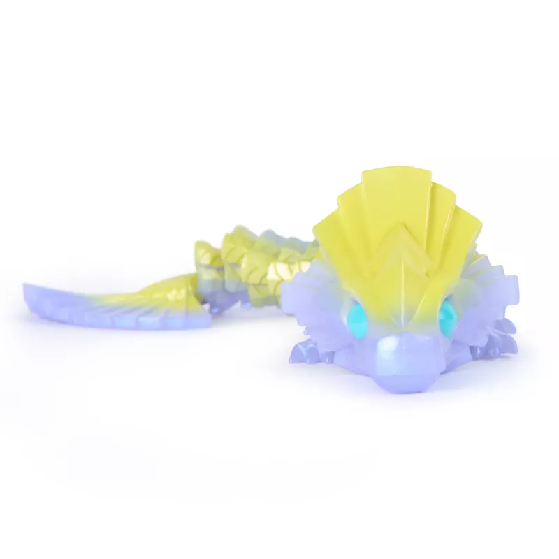 CrystaLynx Dragons, 9-palcová zberateľská pohyblivá dračia figúrka pre deti & dospelých, Blindbox, Fidget hračka pre domov, kanceláriu & dekoráciu stola (štýly sa môžu líšiť)