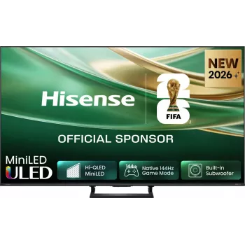 TV Hisense 55E8S 55 palcov (139,7 cm) QLED Mini LED 4K Ultra HD Smart TV HomeOS Wi‑Fi sivá 400 cd/m²