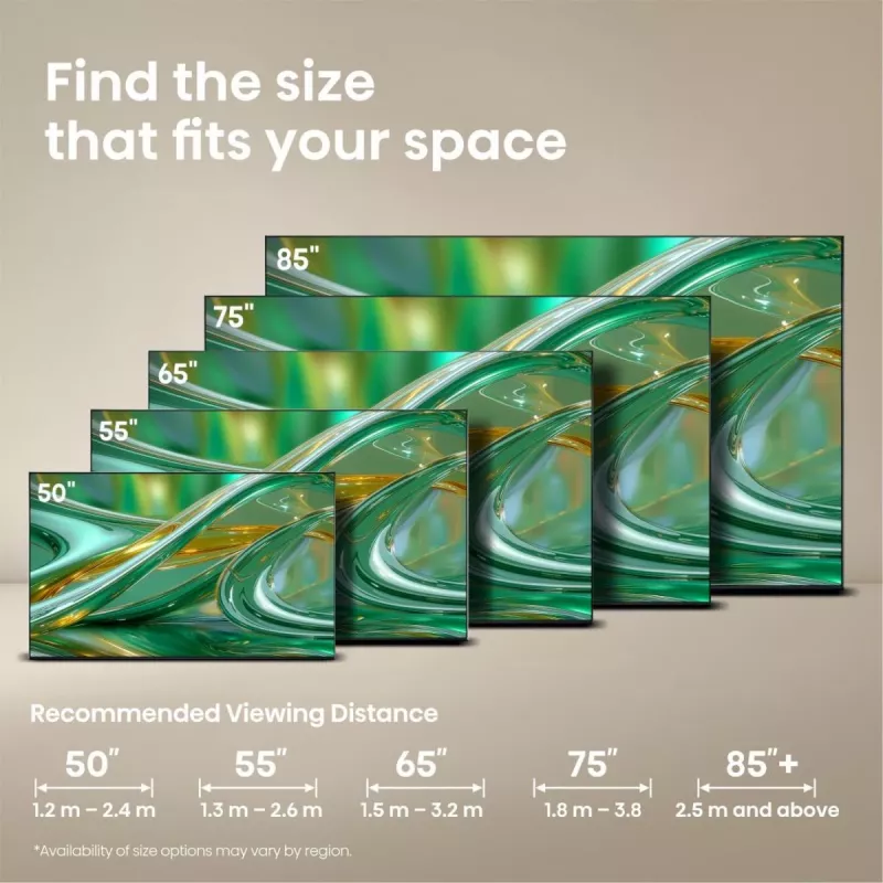Hisense 65E8S 65 palcový ULED Mini LED 4K UHD televízor, Triple Tuner, 144 Hz