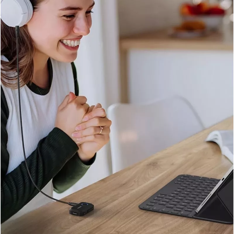 UGREEN Bluetooth audio prijímač 90748 – 3,5-mm AUX adaptér pre bezdrôtové streamovanie zvuku