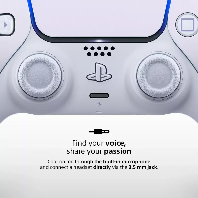 Sony DualSense v3 Pearl Bluetooth/USB gamepad analógový/digitálny PlayStation 5