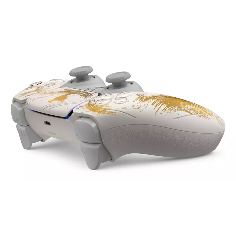 Sony DualSense Wireless ovládač - Ghost of Yōtei Gold Limited Edition zlatý, biely Bluetooth/USB gamepad analógový/digitálny Android, MAC, PC, PlayStation 5, iOS