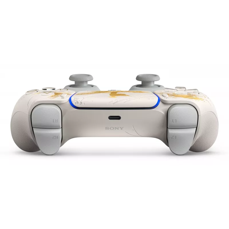 Sony DualSense Wireless ovládač - Ghost of Yōtei Gold Limited Edition zlatý, biely Bluetooth/USB gamepad analógový/digitálny Android, MAC, PC, PlayStation 5, iOS