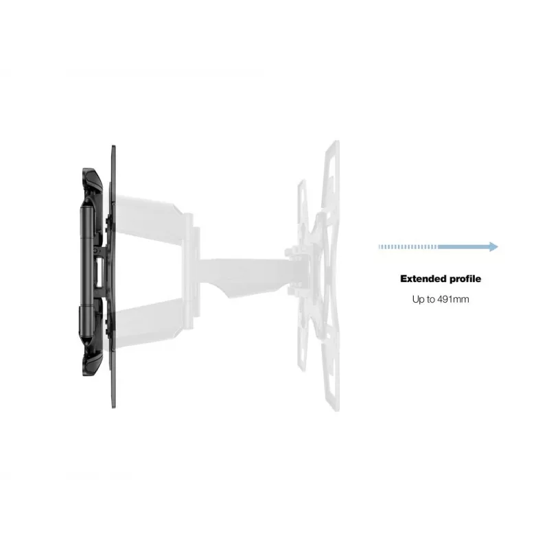 Nástenný držiak MULTIBRACKETS M VESA Flexarm Full Motion Dual 400x400 pre 40–70 palcové obrazovky, 45 kg, čierny
