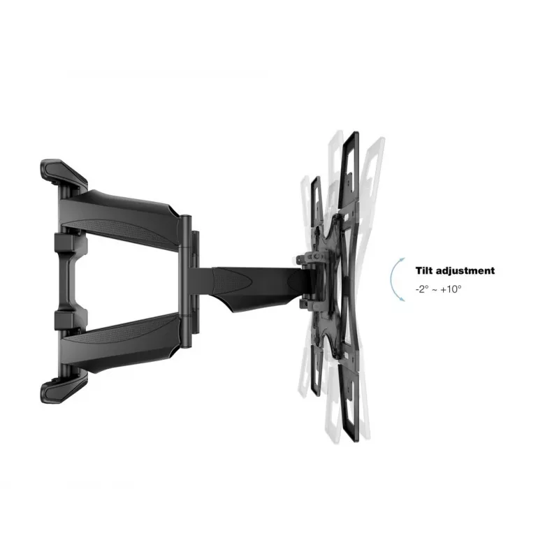 Nástenný držiak MULTIBRACKETS M VESA Flexarm Full Motion Dual 400x400 pre 40–70 palcové obrazovky, 45 kg, čierny