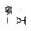 Nástenný držiak MULTIBRACKETS M VESA Flexarm Full Motion Dual 400x400 pre 40–70 palcové obrazovky, 45 kg, čierny