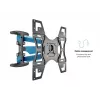 Nástenný držiak MULTIBRACKETS M VESA Flexarm Full Motion Dual 400x400 pre 40–70 palcové obrazovky, 45 kg, čierny