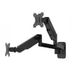 Multibrackets M držiak monitora na stenu Basic Dual 16 kg 17-32 palcov čierny