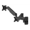 Multibrackets M držiak monitora na stenu Basic Dual 16 kg 17-32 palcov čierny