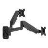 Multibrackets M držiak monitora na stenu Basic Dual 16 kg 17-32 palcov čierny