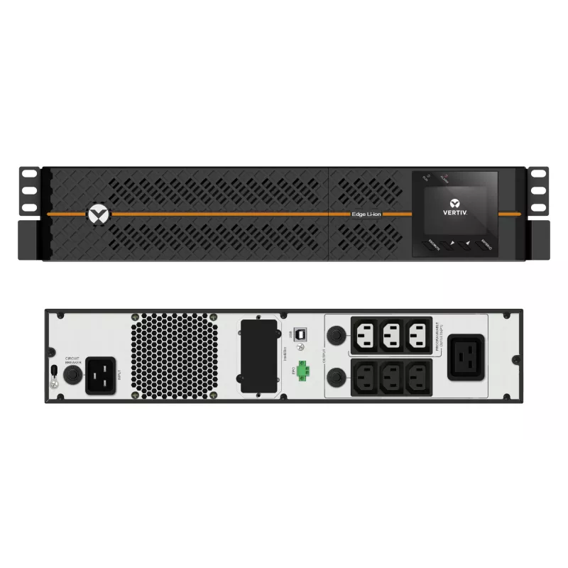 Vertiv EDGELI-2200IRT2U neprerušiteľný zdroj napájania (UPS) Line-Interactive 2,2 kVA 1980 W 6 AC výstupov