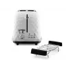 De’Longhi CTJ 2103.W Hriankovač 2 plátky 900 W čierna, biela