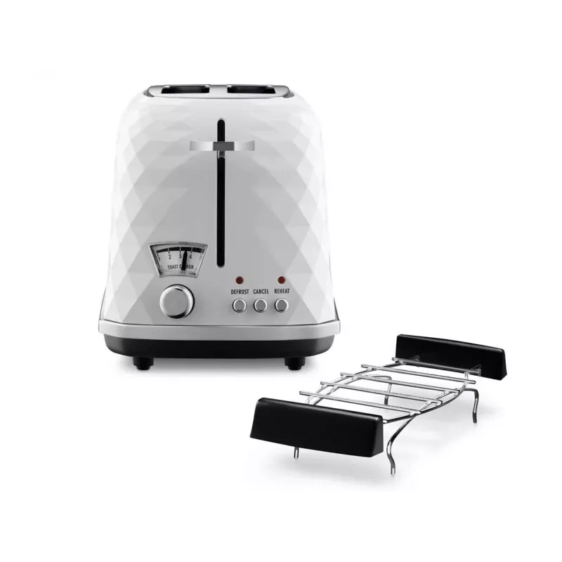 De’Longhi CTJ 2103.W Hriankovač 2 plátky 900 W čierna, biela