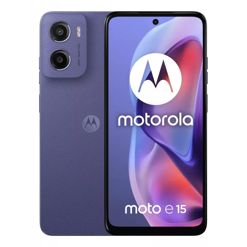 Motorola moto e15 16,9 cm (6,67 palcov) Dual SIM Android 14 Go Edition 4G USB Type-C 2 GB 64 GB 5200 mAh Lavender