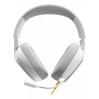 Glorious Gaming Glorious GHS Eternal - stereo herný headset pre PC, PS5, PS4, Xbox, Switch - špeciálne ladené uhlové meniče, nastaviteľný, krištáľovo čistý odnímateľný mikrofón, 3,5 mm - odolný, pohodlie na celý deň a noc - biela