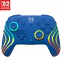 Káblový a bezdrôtový gamepad Turtle Beach Afterglow Wave Blue pre Nintendo Switch 2 – Bluetooth/USB-C, RGB, integrovaná 20-hodinová batéria, 3 m kábel