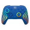 Káblový a bezdrôtový gamepad Turtle Beach Afterglow Wave Blue pre Nintendo Switch 2 – Bluetooth/USB-C, RGB, integrovaná 20-hodinová batéria, 3 m kábel
