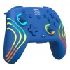 Káblový a bezdrôtový gamepad Turtle Beach Afterglow Wave Blue pre Nintendo Switch 2 – Bluetooth/USB-C, RGB, integrovaná 20-hodinová batéria, 3 m kábel