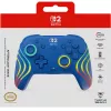 Káblový a bezdrôtový gamepad Turtle Beach Afterglow Wave Blue pre Nintendo Switch 2 – Bluetooth/USB-C, RGB, integrovaná 20-hodinová batéria, 3 m kábel