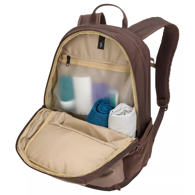 Thule EnRoute TEBP5216 - tinted taupe/ nuanced brown batoh casual batoh hnedý, taupe nylon
