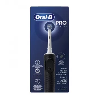 Elektrická zubná kefka BRAUN Oral‑B Vitality Pro — rotačná/oscilačná, čierna