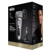 Fóliový holiaci strojček Braun Series 9 Pro+ 9667CC strieborná nehrdzavejúca oceľ