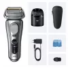 Fóliový holiaci strojček Braun Series 9 Pro+ 9667CC strieborná nehrdzavejúca oceľ