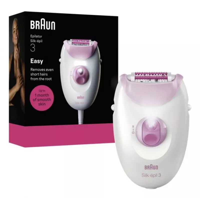 Braun Silk-epil 3-000 20 pinzet ružová