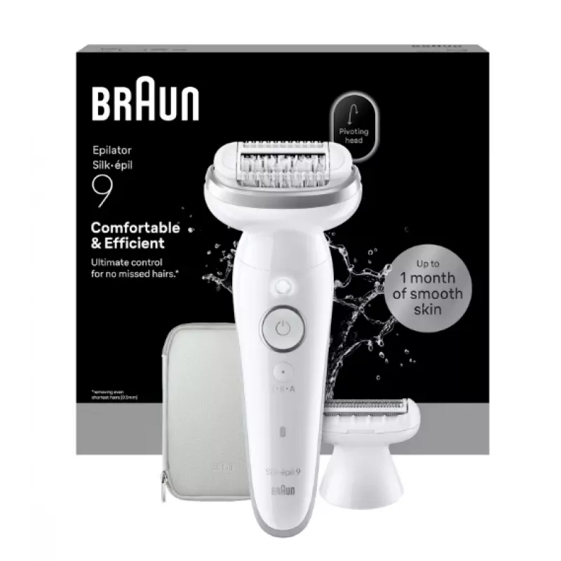 Braun Silk-épil 9 Silk·épil 9 9-030 40-pinzetová biela