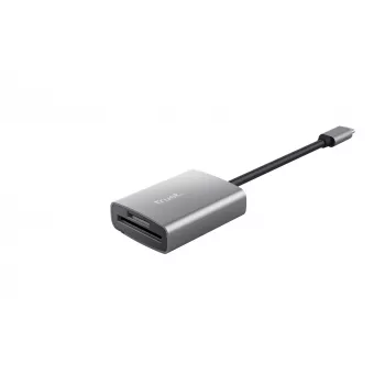 Trust 24136 čítačka kariet USB 3.2 Gen 1 (3.1 Gen 1) Type-C hliník