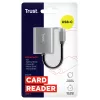 Trust 24136 čítačka kariet USB 3.2 Gen 1 (3.1 Gen 1) Type-C hliník