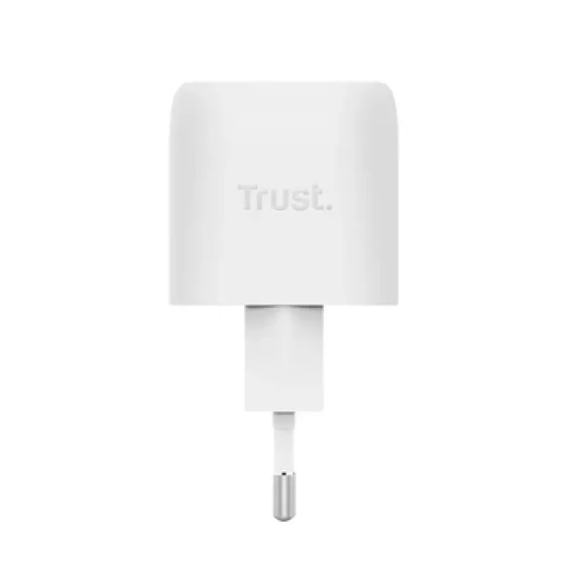 Nabíjačka Trust Maxo 30W USB-C GaN nabíjačka pre interiér rýchle nabíjanie biela