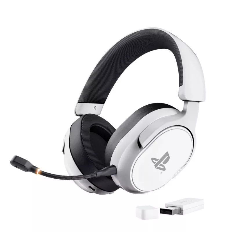 Trust GXT 499 Forta headset káblový & bezdrôtový hlavový most gaming biela