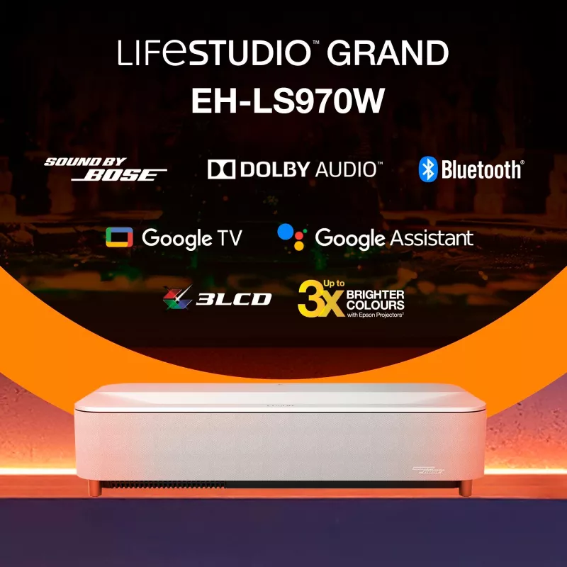 Epson EH-LS970W 4000 ANSI lumen 3LCD UHD 4K (3840x2160) biela