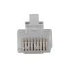 ACT RJ45 (8P/8C) modulárny konektor samec pre okrúhly kábel s plnými vodičmi