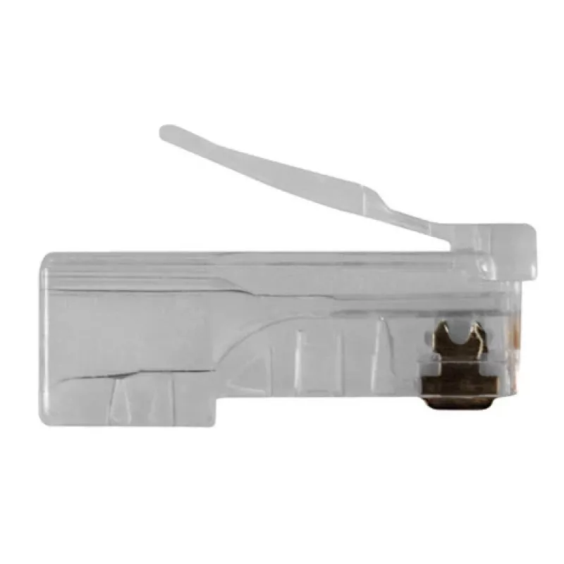 ACT RJ45 (8P/8C) modulárny konektor samec pre okrúhly kábel s plnými vodičmi