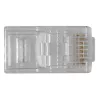 ACT RJ45 (8P/8C) modulárny konektor samec pre okrúhly kábel s plnými vodičmi