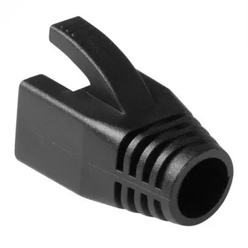 ACT RJ45 sivá odľahčenie ťahu pre 8,0 mm kábel, káblové odľahčenie ťahu, 25 ks