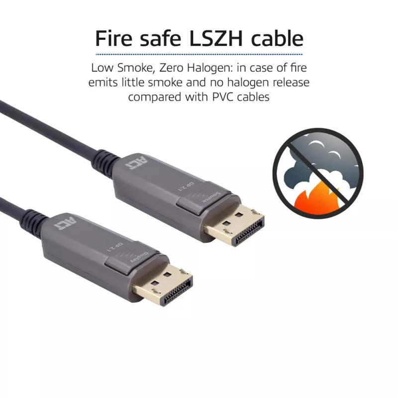 ACT AK4173 DisplayPort kábel 30 m čierny