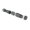 ACT tienená CAT6A pre vonkajšie použitie IP68 RJ45 spojka SD6522, Cat6A tienená Ethernet inline spojka