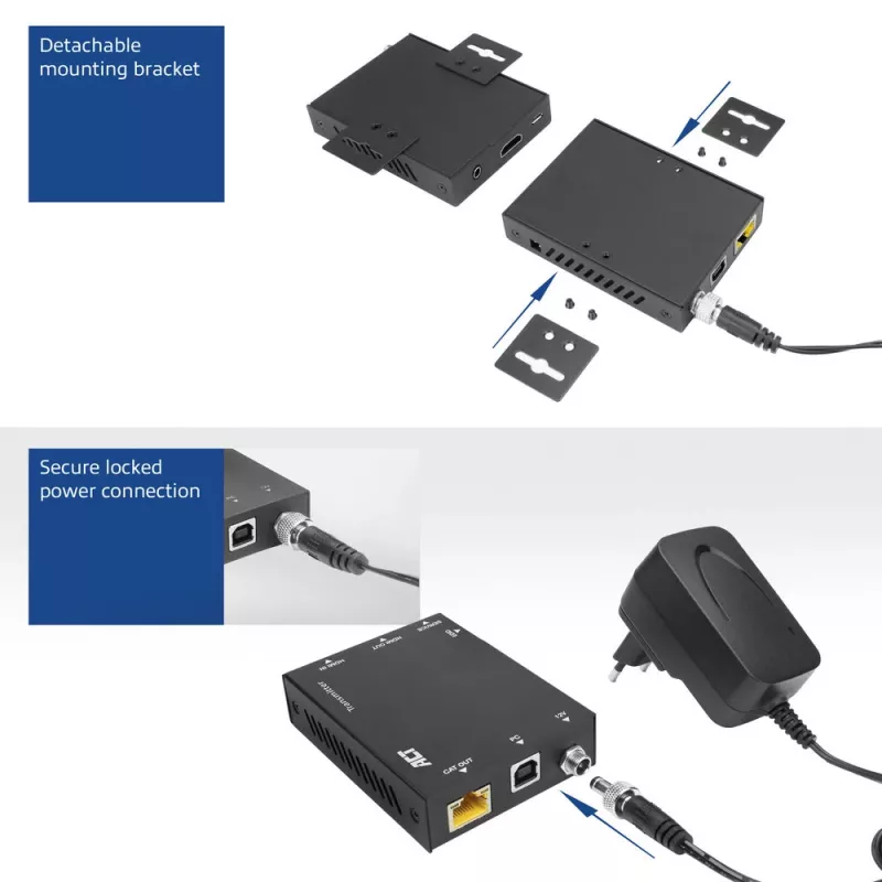 ACT 4K HDMI 2.0 KVM extender set cez CAT6A až do 70 metrov