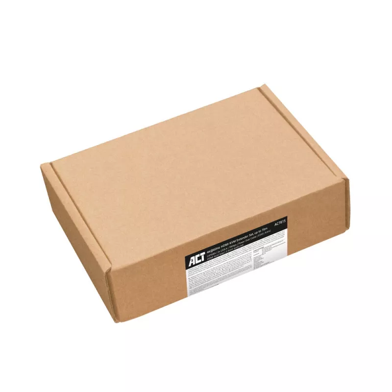 ACT 4K HDMI 2.0 KVM extender set cez CAT6A až do 70 metrov