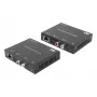 Audio extender set ACT AC7710 — digitálny/analógový cez Cat5e/Cat6 s DAC, TOSLINK I/O, až do 300 m, 5V USB napájaný