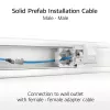 ACT modrý 50 metrov S/FTP CAT6A B2ca PoE++ 100W plný vopred zostavený inštalačný kábel, RJ45 konektor samec – samec