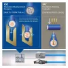 ACT S/FTP Cat6A B2ca PoE++ 100W plný vopred zostavený inštalačný kábel s RJ45 konektorom samec–samica, 70 m (FB0170)