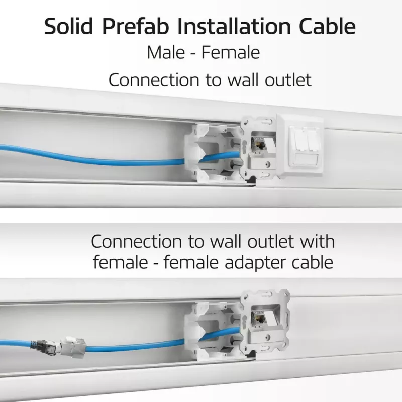 ACT CAT6A S/FTP B2ca PoE++ 100W plný vopred zostavený inštalačný kábel FB0175